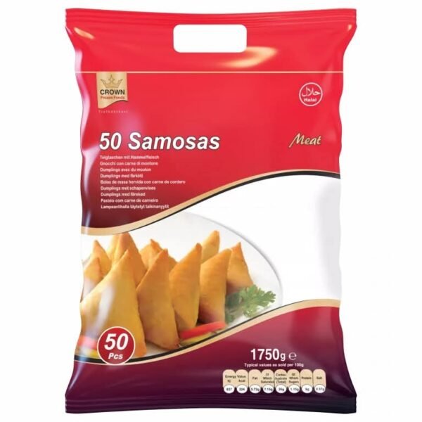 Crown 50 Meat Samosas 1750g