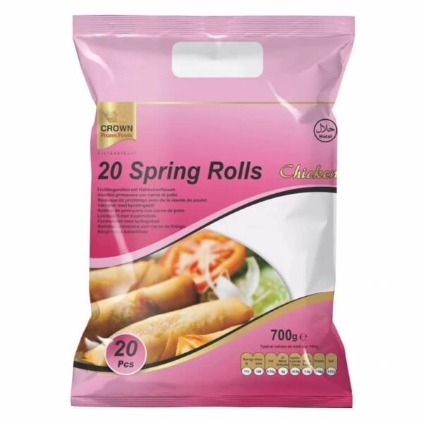 Crown 20 Chicken Spring Roll 700g