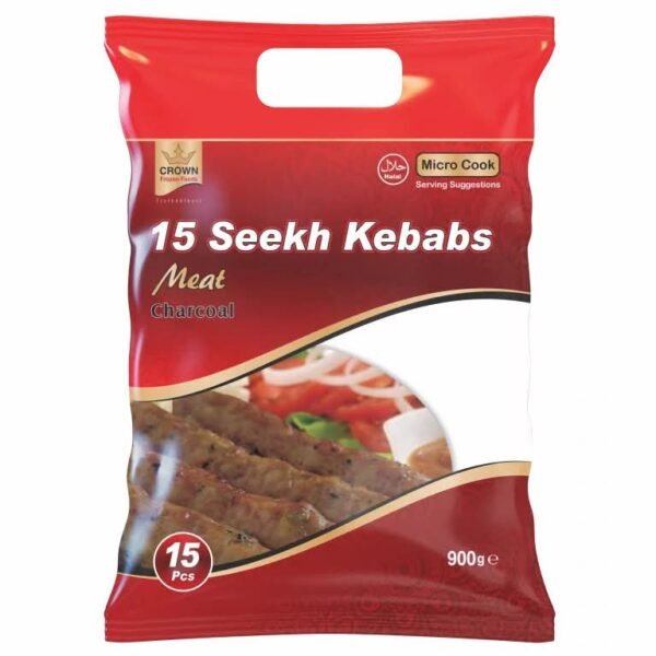 Crown 15 Meat Seekh Kebabs 900g