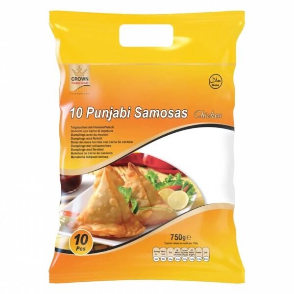 Crown 10 Punjabi chicken Samosas 750g