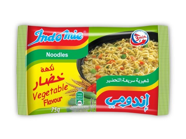 Indo mie arabic vegetables flavour noodle 75g