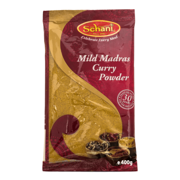Schani mild madras curry powder 400g