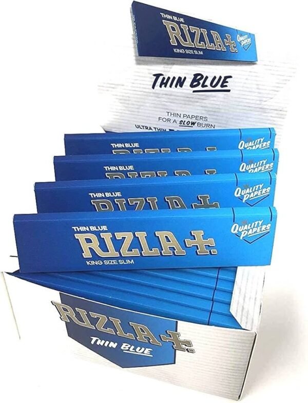 Riziya thin blue king size slim rolling papper